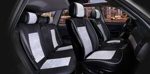 Комплект Накидок «MADRID PLUS» черный/т.серый/серый/серый 22265