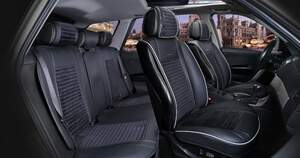 Комплект Накидок «MADRID PLUS» черный/черный/синий/синий 22260