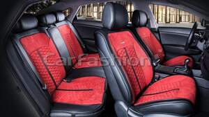 Комплект Накидок «STALKER PLUS» красный/черный/красный 22459