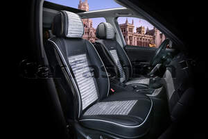 Накидки передние «MADRID» черный/т.серый/серый/серый 21887