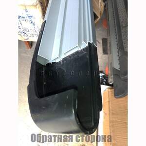 Пороги RAINBOW для HONDA CRV-III 2007-2012 (алюминий+пластик) от ERKUL