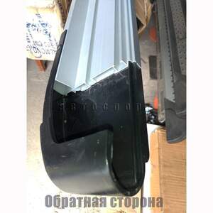 Пороги RAINBOW для HYUNDAI IX-35 2010-2017 (алюминий+пластик) от ERKUL