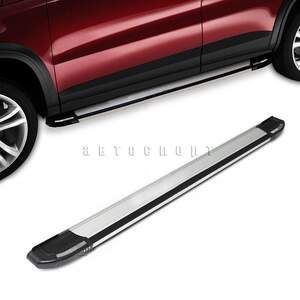 Пороги RAINBOW для MITSUBISHI OUTLANDER 2008-2012 (алюминий+пластик) от ERKUL