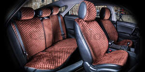 Комплект Накидок «CITY PLUS» кофе/кофе 22475