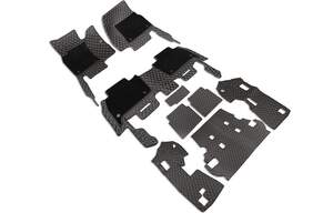 Ковры салона для Toyota LC 150 Prado 2009-н.в. эко-кожа бежевый/шов бежевый