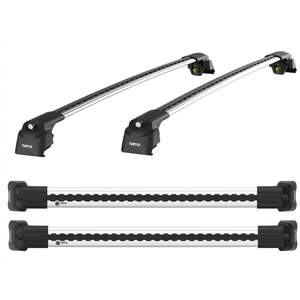 Поперечины TURTLE AIR V2 на интегриров.рейлинги MITSUBISHI ECLIPSE CROSS (2018-н.в.)серебристые