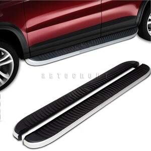 Пороги-подножки TAYGA V1 (алюминий+пластик) для HYUNDAI IX 35 2010-2015