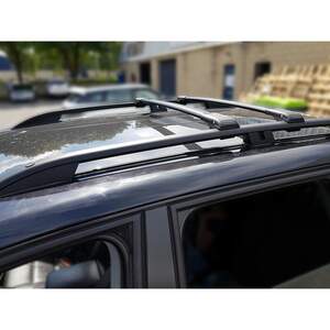 Багажные поперечины WingCarrier V1 на рейлинги SEAT Tarraco SUV 5дв. (2019-н.в.) с замком, черные