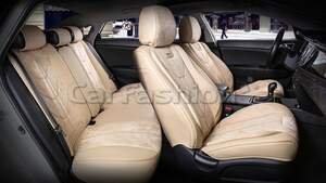 Комплект каркасных чехлов 5D «START PLUS» бежевый/бежевый/бежевый 22132