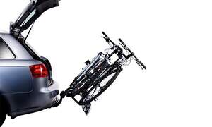 Велобагажник EuroRide для перевозки 2-х велосипедов на фаркопе с функцией наклона Thule 7 pin