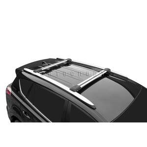 Багажная система ЛЮКС ХАНТЕР L55-R для Mitsubishi Outlander II внедорожник 2007-2012 г.в., 791330 на рейлинги, макс. нагрузка 120кг
