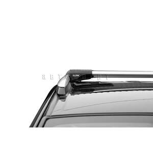 Багажная система ЛЮКС ХАНТЕР L46-R для Mitsubishi Pajero IV внедорожник 2006-н.в., 791286 на рейлинги, макс. нагрузка 120кг