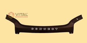 Дефлектор для капота (отбойник) FORD TRANSIT CONNECT   TOURNEO CONNECT (2009-2012) «VIP-TUNING»