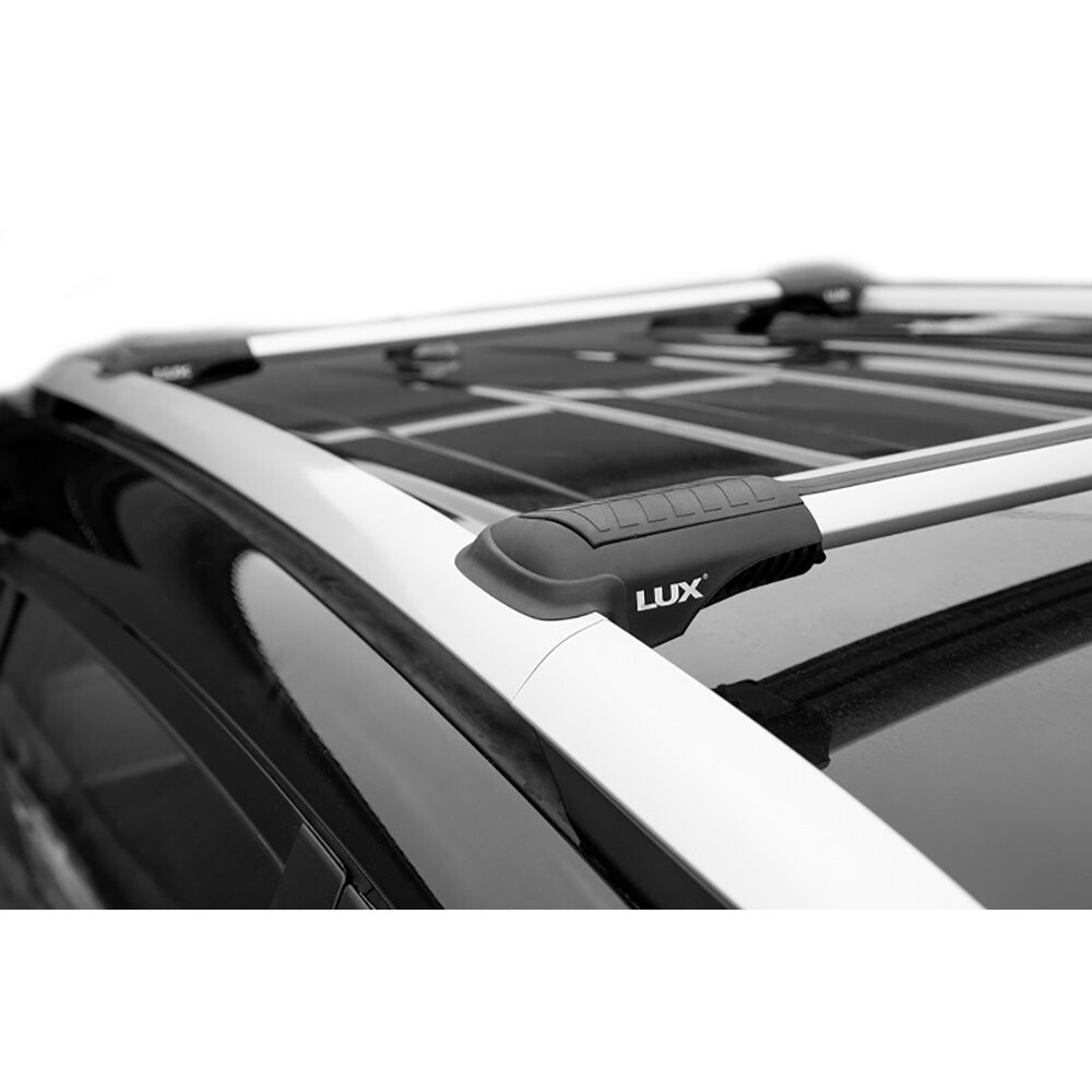 Багажная система LUX ХАНТЕР L44-R для Kia Sportage Grand I внедорожник 1996-2006 г.в., 791262 серебристые поперечины