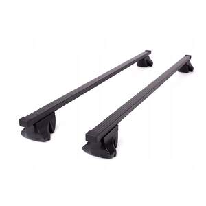 (c) Багажник Интер на  рейлинги  (стальные прямоуг. поперечины )