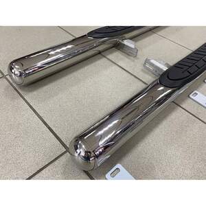 Пороги трубы с накладками d70 мм для MITSUBISHI Outlander III (2012-н.в.) Пороги трубы с накладками d70 мм для MITSUBISHI Outlander III (2012-н.в.)