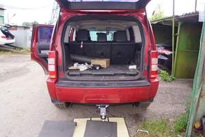 Быстросъемный фаркоп «Бизон» профиль 50х50 для Jeep cherokee KK / Dodge Nitro