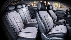 Комплект Накидок «STALKER PLUS» серый/черный/серый 22429