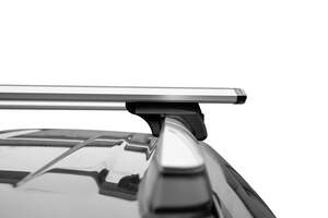 Багажник на рейлинги LUX ЭЛЕГАНТ с дугами 1,3м аэро-трэвэл (82мм) HYUNDAI IX55 (2008-2015)