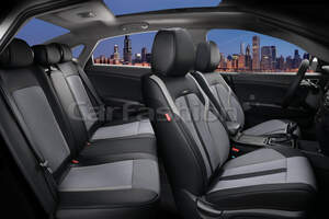 Комплект каркасных чехлов 5D «CORRIDA PLUS» черный/т.серый/серый 27025