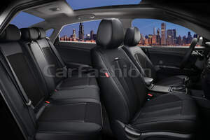 Комплект каркасных чехлов 5D «CORRIDA PLUS» черный/черный/черный 27018