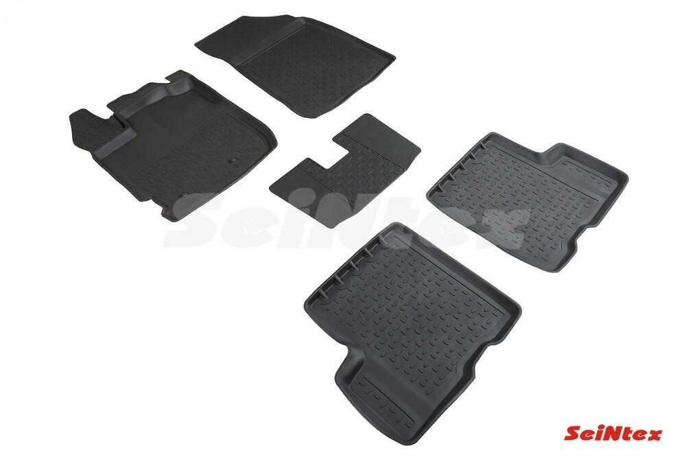 Коврики резиновые RENAULT DUSTER II (2021-н.в.) с высоким бортом «Seintex» Коврики резиновые RENAULT DUSTER II (2021-н.в.) с высоким бортом «Seintex»