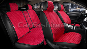 Комплект Накидок «DERBY» красный/черный/красный 22662