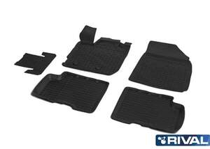 Коврики резиновые литьевые RENAULT ARKANA (2019-н.в.) с высоким бортом