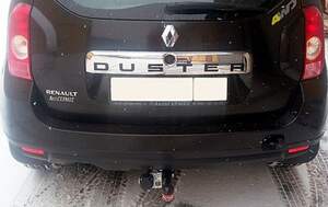 Фаркоп «AvtoS» для Renault Duster 2010-2015, 2015-2019, Nissan Terrano 2015-, Dacia Duster 2010-2015, 2015-2021 условно-съемное крепление шара