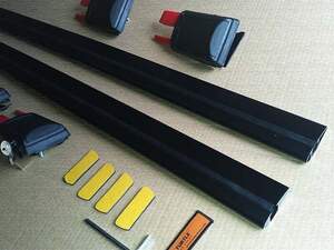 (c) Багажные поперечины SHARK длиной 113см на рейлинги, черные