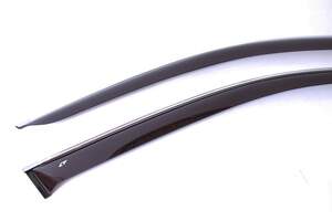 Дефлекторы окон накладные MERCEDES GLE-class (2019-; кузов V167) 5дв. «КОБРА Тюнинг» хром.молдинг