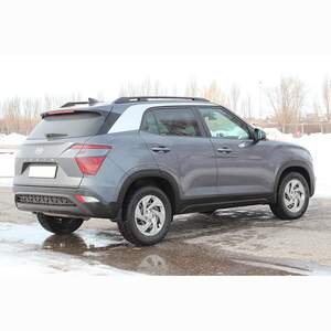 Рейлинги «APS» продольные алюминиевые для Hyundai Creta (2021- ) с боковым резьбовым креплением под багажники АПС