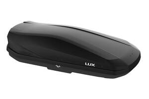 Бокс для перевозки груза на крыше а/м LUX Irbis 150 (310л) ‎150х76х35.5 см черный матовый