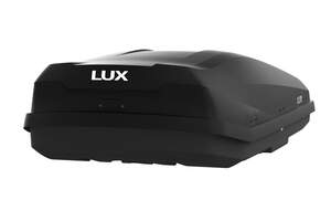 Бокс для перевозки груза на крыше а/м LUX Irbis 150 (310л) ‎150х76х35.5 см черный матовый