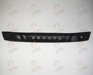 Дефлектор для капота (отбойник) HYUNDAI SONATA VIII LF (2017-) седан «VIP-TUNING»