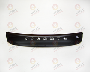 Дефлектор для капота (отбойник) KIA PICANTO III (2011-) «VIP-TUNING»