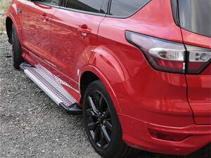 Пороги-подножки VISION 173см для CHEVROLET Trailblazer (2012-2020) (алюминий+пластик) от ERKUL