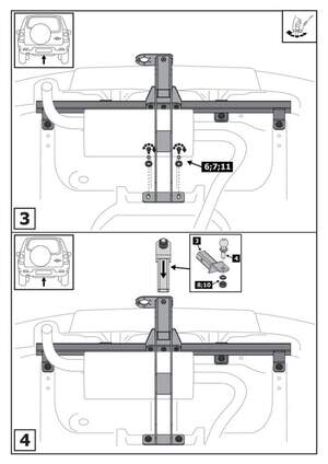 Фаркоп «Berg» для Chevrolet Niva/Lada Niva Travel 21-н.в./Lada Niva 2020-2021 крепление шара на двух болтах