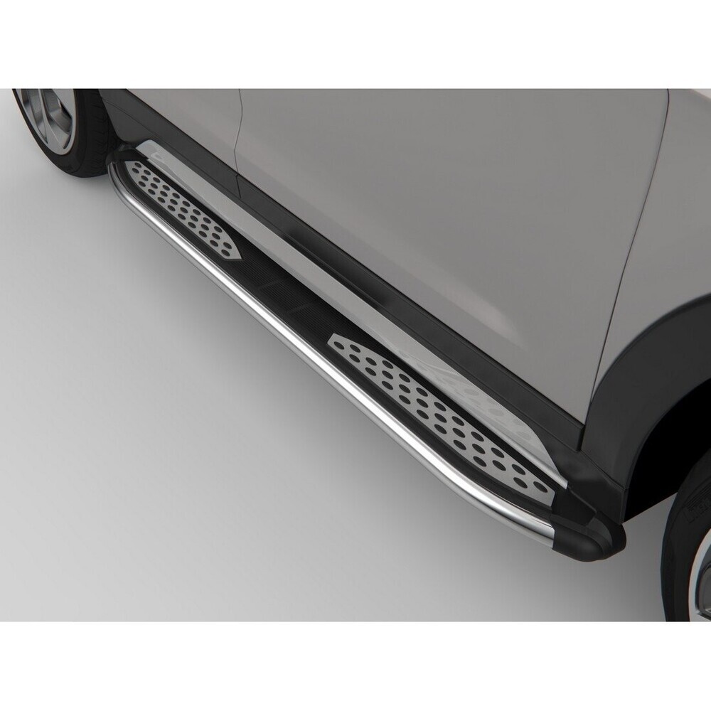 Пороги Zirkon Silver для Ford Explorer V/VI 2011-2019/2019-н.в. от Can Otomotiv