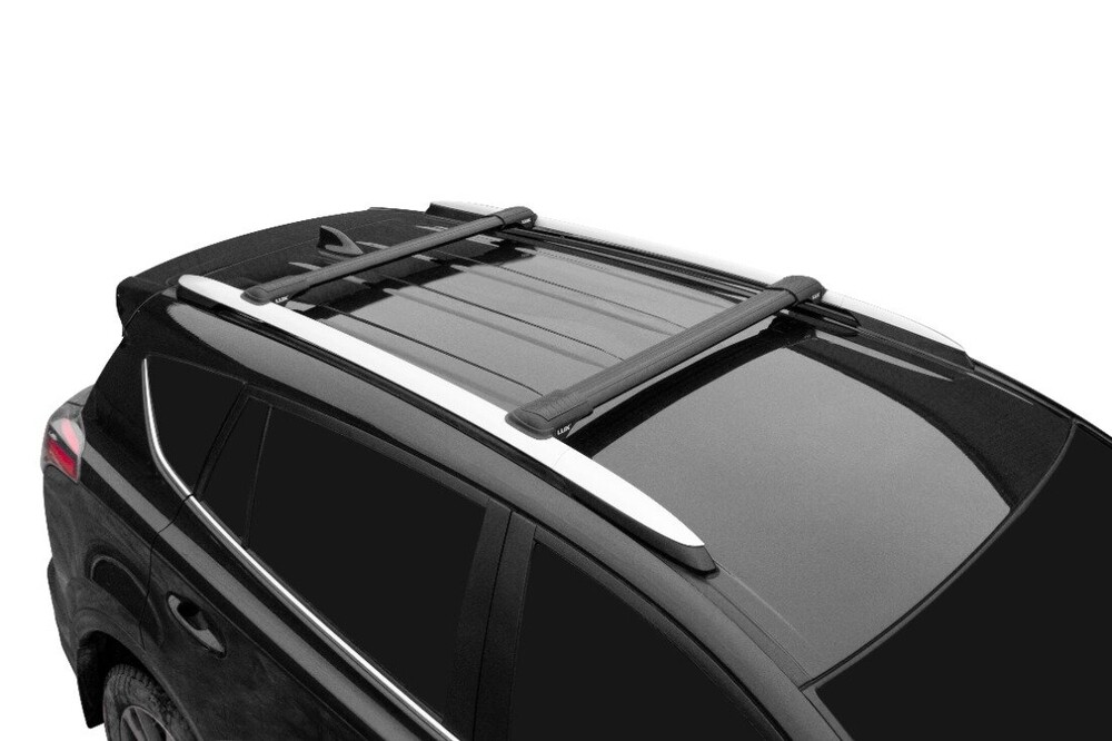 Багажная система LUX ХАНТЕР L45-R для AUDI A6 Allroad (C8) 2019-н.в. серебристые поперечины