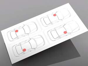 Багажные поперечины «LUX CITY» для Ford C-Max 2003-2010, Focus II седан 2005-2011 крепление в шт.места на крыше. Черные