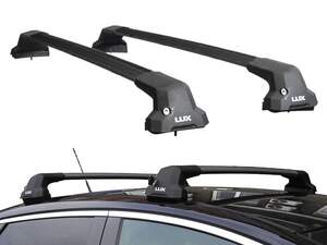 Багажные поперечины «LUX CITY» для Ford Focus II хэтчбек 2005-2011 крепление в штатные места на крыше. Черные Багажные поперечины «LUX CITY» для Ford Focus II хэтчбек 2005-2011 крепление в штатные места на крыше. Черные