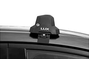 Багажные поперечины «LUX CITY» для Nissan NV150 универсал 2006-н.в. крепление за дверные проемы. Черные