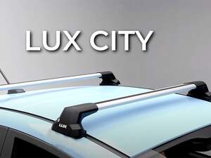 Багажные поперечины «LUX CITY» для Skoda Octavia IV (А8) лифтбек 2019-н.в. крепление в шт.места на крыше. Черные