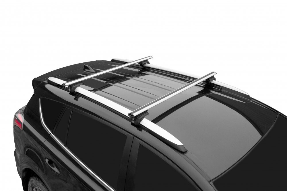 Багажник на рейлинги «LUX ЭЛЕГАНТ» с дугами 1,2м аэро-классик (53мм) CHANGAN CS35 (2013-н.в.)