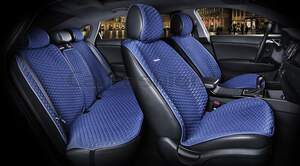 Комплект Накидок «PALERMO PLUS» синий/синий 21895