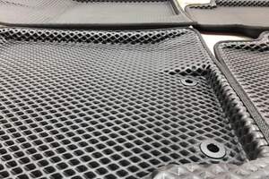 Коврики 3D EVA «Ромб» Peugeot 408/C4 II 2012-  черные (комплект)