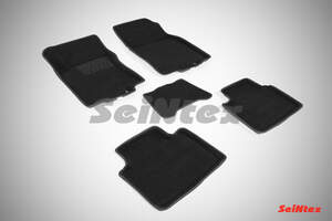 Коврики в салон текстильные SeiNtex 3D NISSAN Х-TRAIL (T32) (2015-н.в) черные