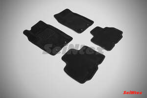 Коврики в салон текстильные SeiNtex 3D SSANG YONG KYRON (2011-2015) черные