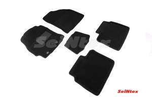 Коврики в салон текстильные SeiNtex 3D TOYOTA COROLLA (2013-н.в) черные